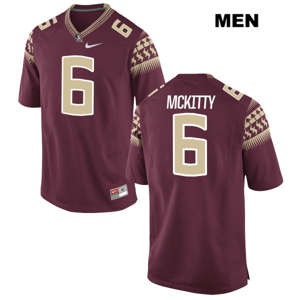 Men's NCAA Nike Florida State Seminoles #6 Tre Mckitty College Red Stitched Authentic Football Jersey ENI0169BP